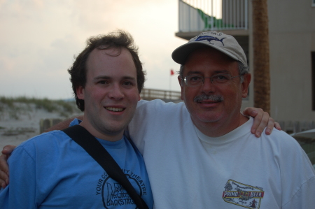 With James at Gulf Shores, AL May 2009