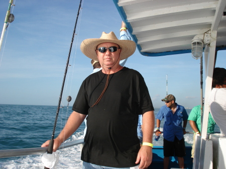 Me on deep sea fishing boat