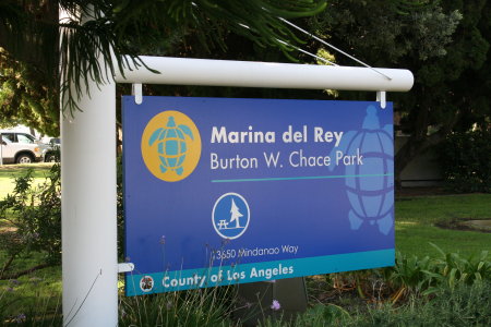 Entrance To Burton Chace Park