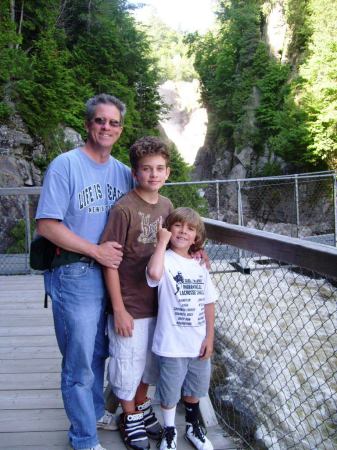 Visiting Queen Anne's Falls in Canada