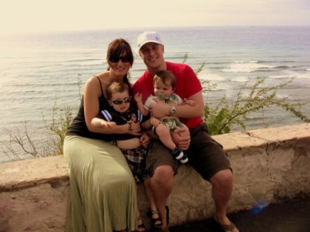 Step-daughter Amy, Husband Luke Beaty & boys