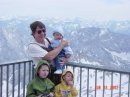 Me with 3 of our grandchildren on Zugspitz