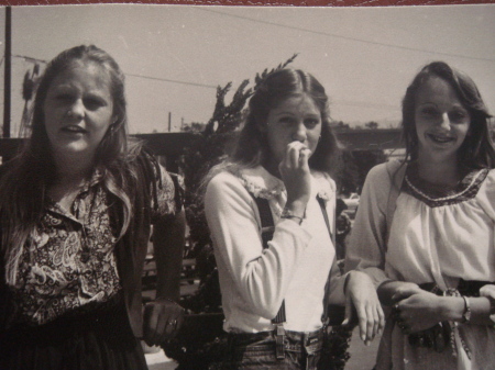 Myself with Janice and Tina 1980