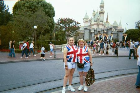 Rachel and Nancy, Disneyland 06/2004