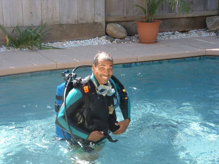 Testing The Scuba Equipment