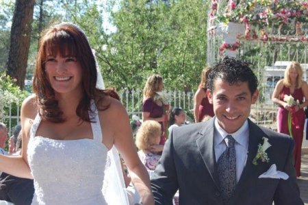 My son and his wife at their wedding, 2008