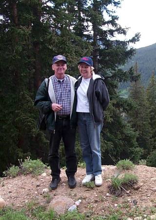 My late husband and I in Colorado
