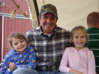 with granddaughters