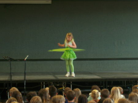 Nicolette at the Talent show 2009