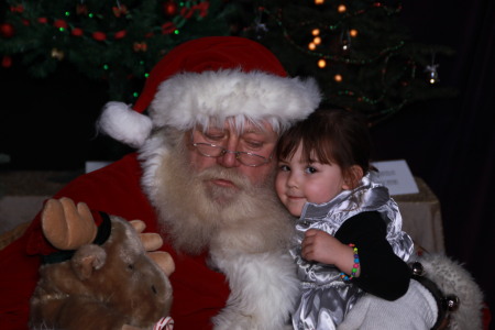 Makenna & Santa