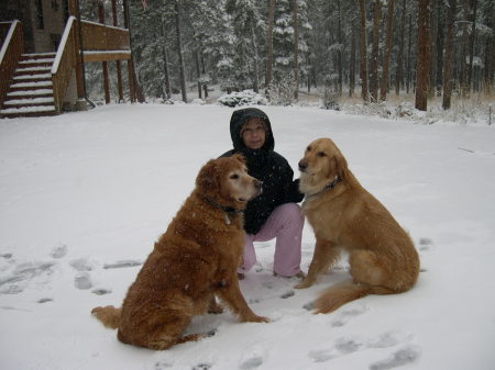 Rascal, me, and Spanky in Colorado