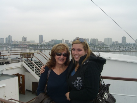Dani and I on the Queen Mary