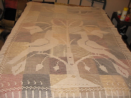 Turtle Dove bedspread