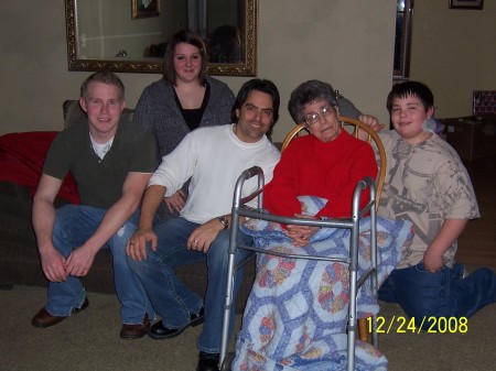 Me, my kids and Grandma, (My Mommy!)