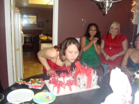 me blown out the candles