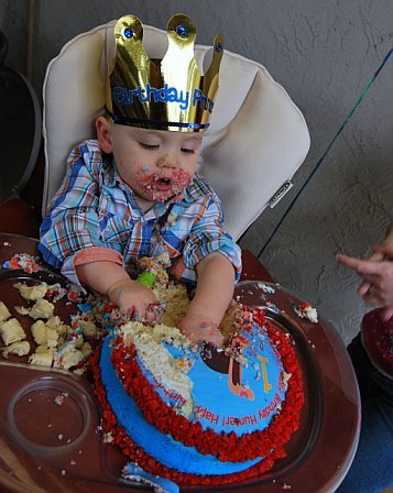 Our Grandson Hunter's 1st Birthday