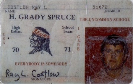 1971 STUUDENT ID CARD