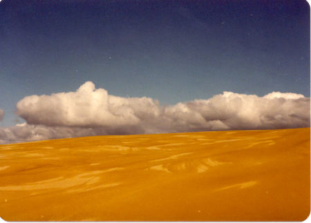 Where the Sand Dunes Meet the Clouds