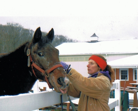 at barn