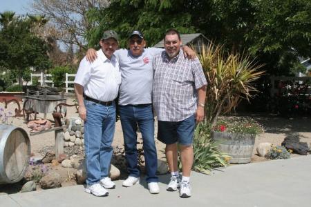 My Dad, Brother Ken, and I.