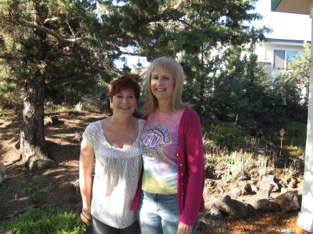 My sister Bonnie and I in Bend Oregon