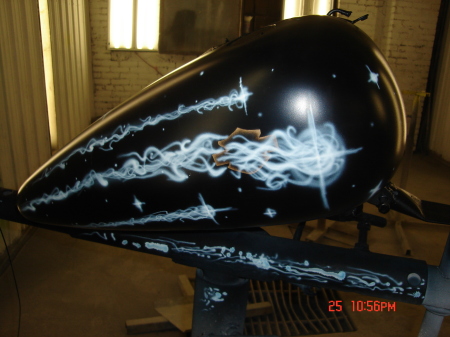 Air brush on my bike