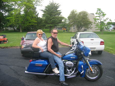 Steve and our friend Joanne going for a ride