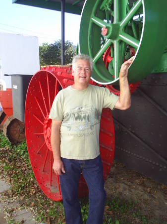 Dan and steam tractor