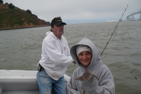 he caught a shark