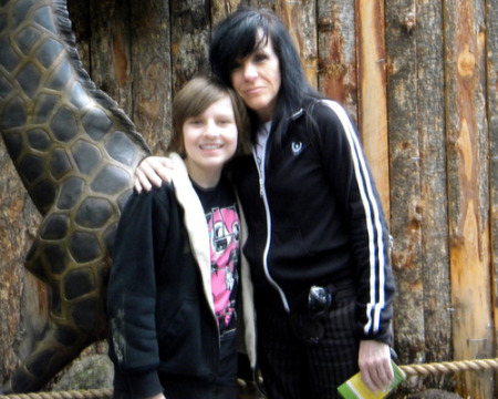 My son, Jesse and I at Idaho Zoo