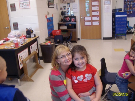 Me and Bryanna at her Kindergarten class