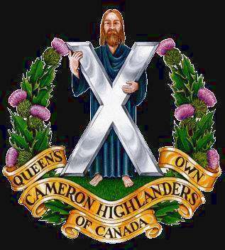 Badge of The Queen's Own Highlanders of Canada