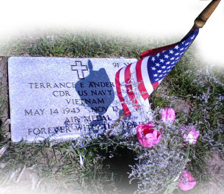 CDR Terry Anderson, USN Retired grave site