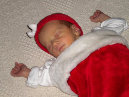 Olivia Marie, Christmas 2009