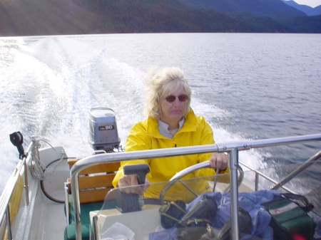 goin' fast in Desolation Sound!