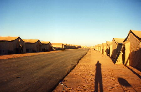 Tent City in Saudi in Jan 91