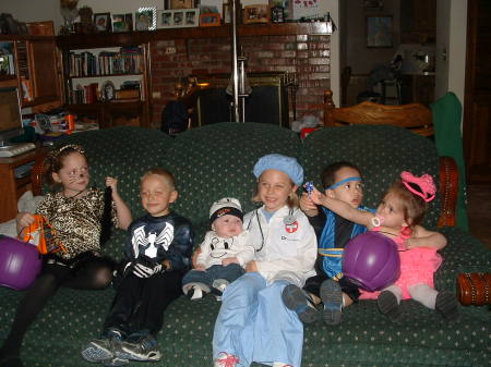 my grandkids halloween 2009