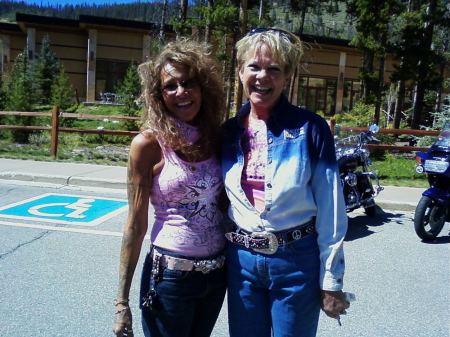 My friend Cindy and I on our road trip to CO