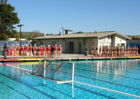 H20 CIF squad (red unifs. Paloma 2nd frm rt)