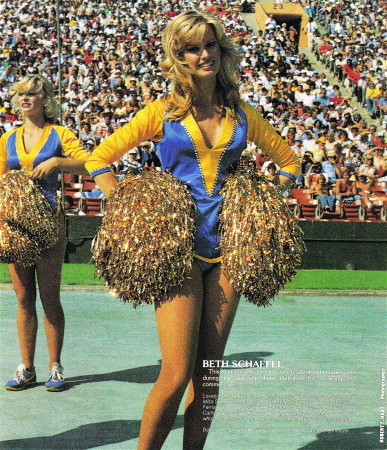 Rams cheerleader 1979
