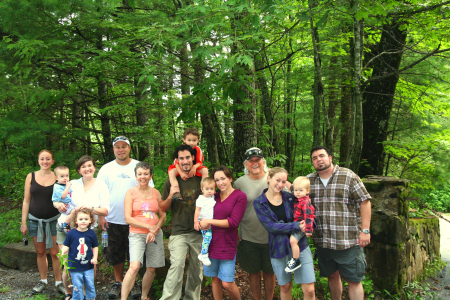 Family in Georgia Mountains