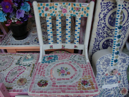 SHABBY CHIC MOSAIC CHAIR