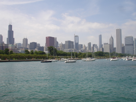 Chicago Skyline from the Shedd Aquarium