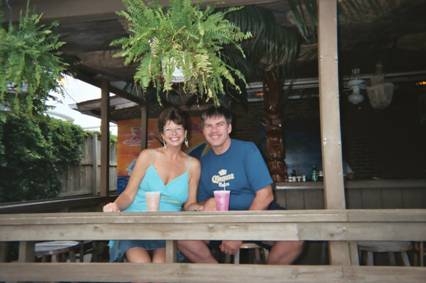 At the Tiki Bar in Solomon's Island