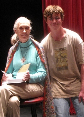 Pete and Jane Goodall