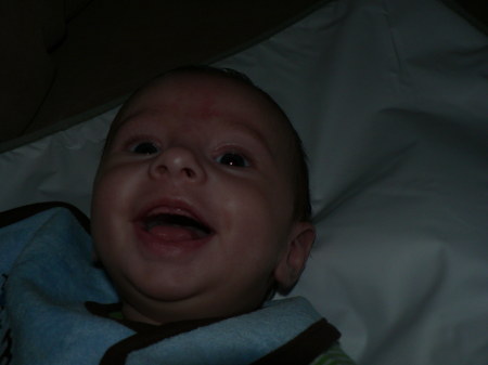 MY GRANDSON KALEB, 3 MOS. OLD