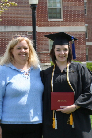 Megan Coe College grad!