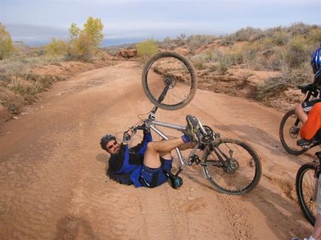 Mtn. biking moab
