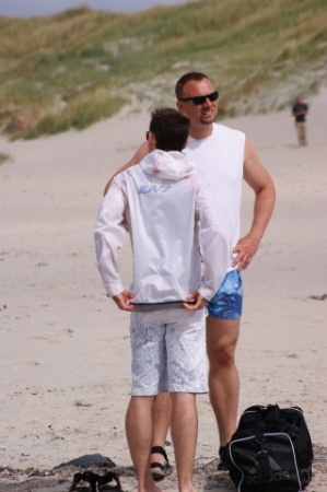 A windy day on the North Sea in Vlieland