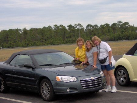 Our ride in Florida- wild and crazy girls !